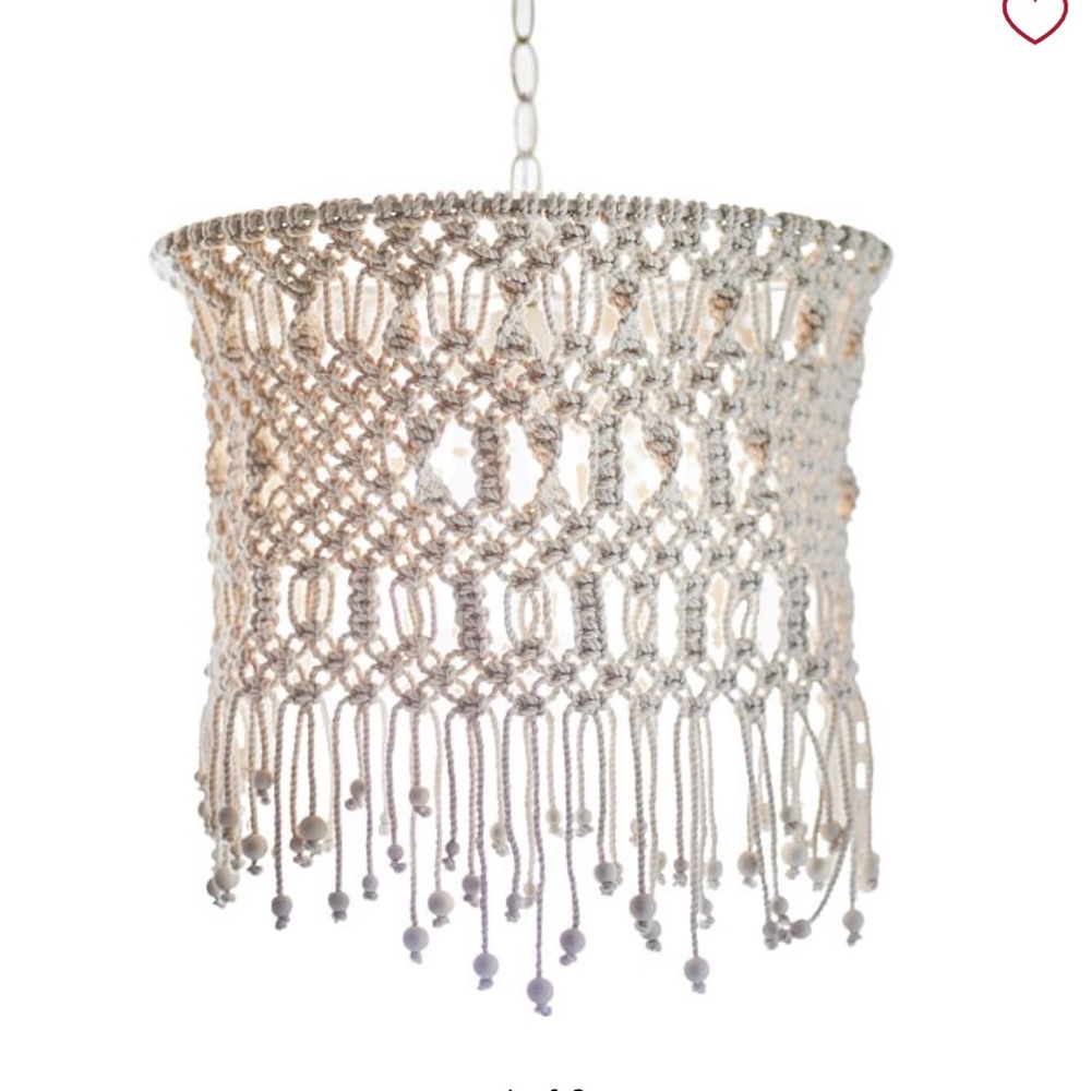 NIB Pottery Barn Teen Macrame Shade